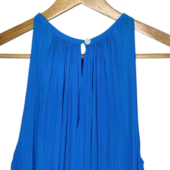 Ramy Brooke Paris Sleeveless Satin Mini Dress in Blue Size S - Picture 8 of 10